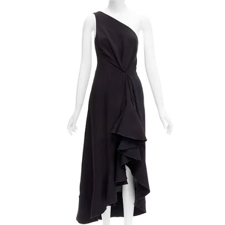 Dion Lee One Shoulder Silk Dress