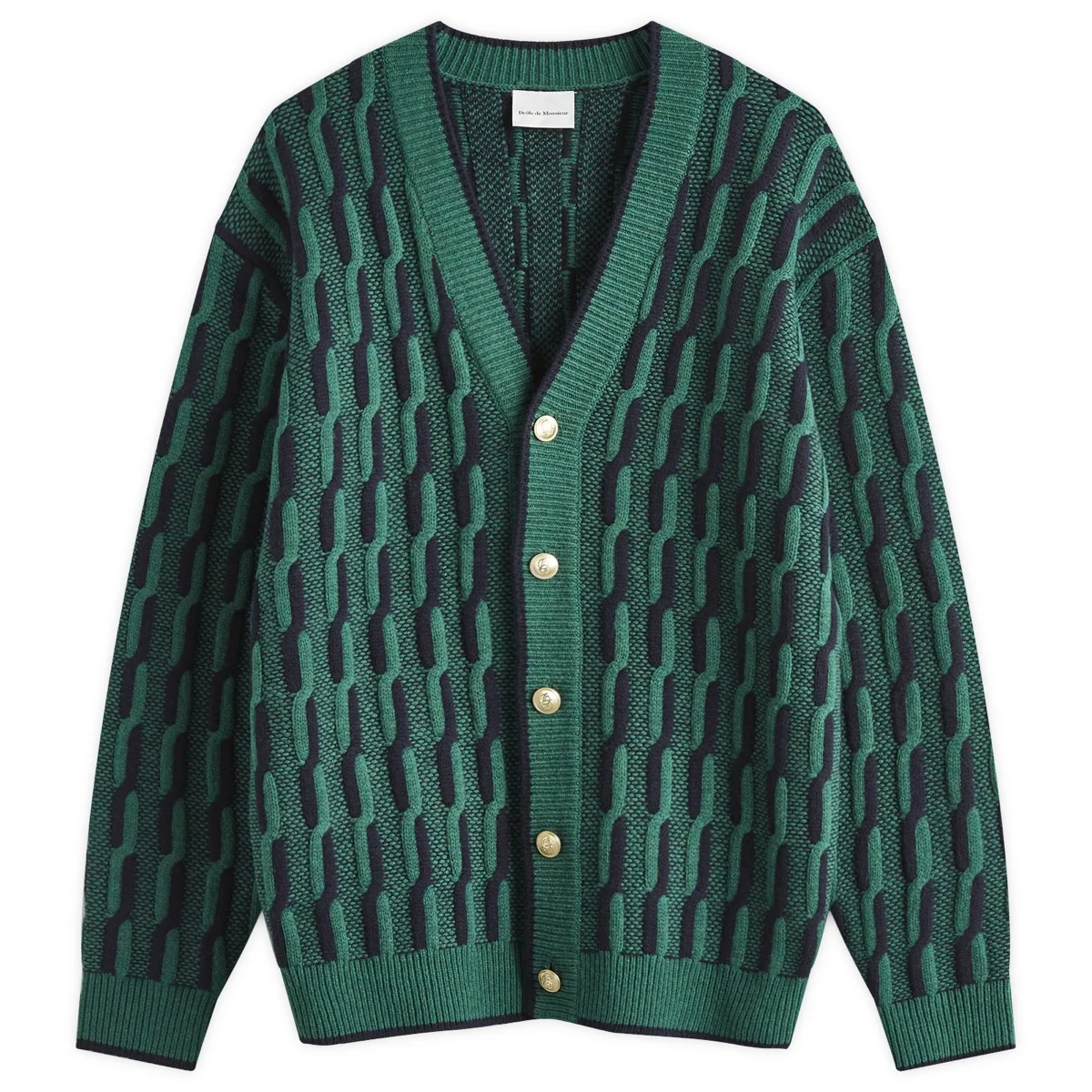 Drôle de Monsieur Geometric Cardigan