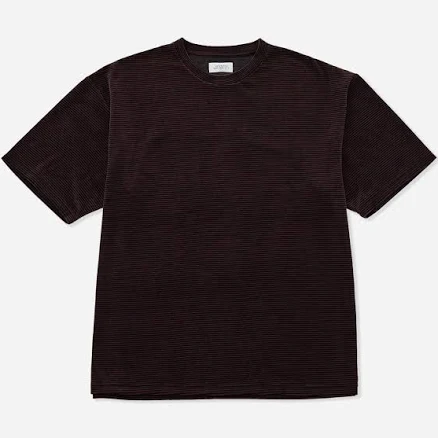 Velour Stripe Relaxed Short Sleeve Tee
