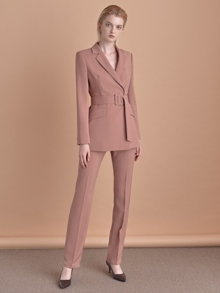 Mid-rise Straight Pants