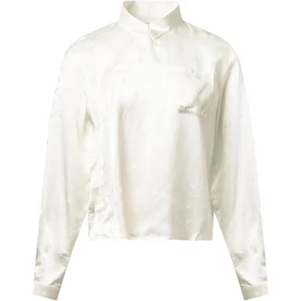Self-Portrait Satin Blouse