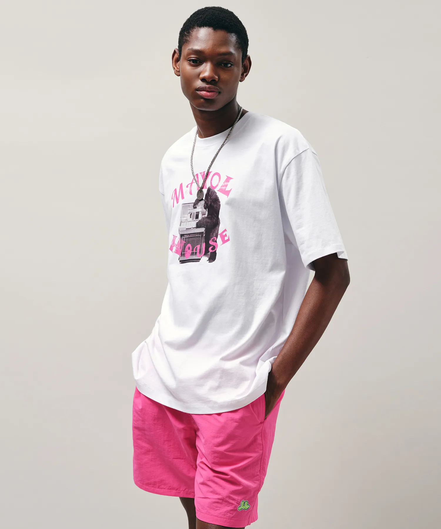 KING KONG Graphic Short Sleeve Unisex T-Shirt_White
