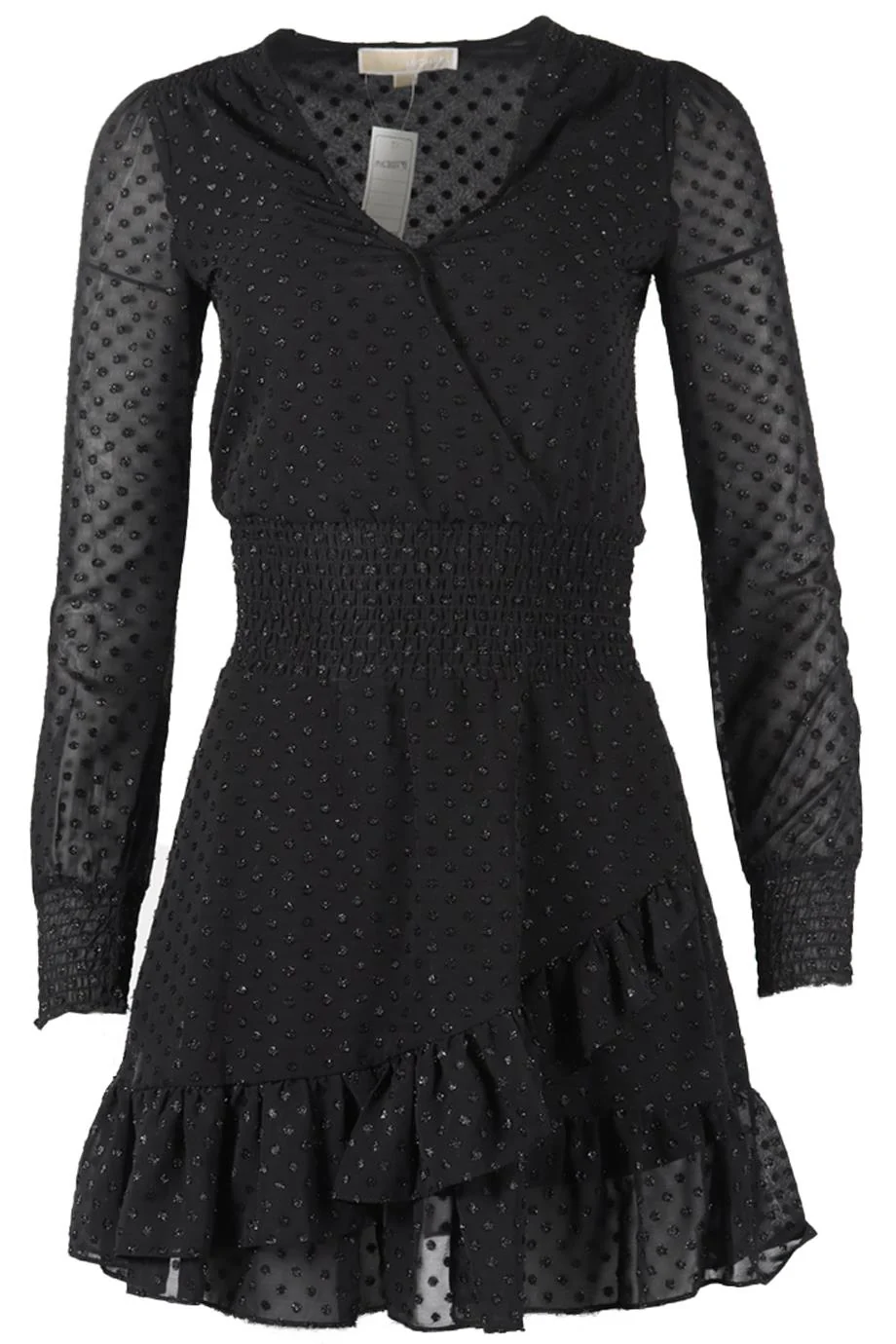 MICHAEL MICHAEL KORS CHIFFON MINI DRESS XXSMALL