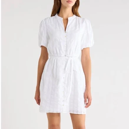 halogen Women's Balloon Sleeve Shirtdress