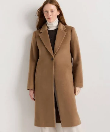 Quince Women's Wool Cashmere Classic Single-Breasted Coat