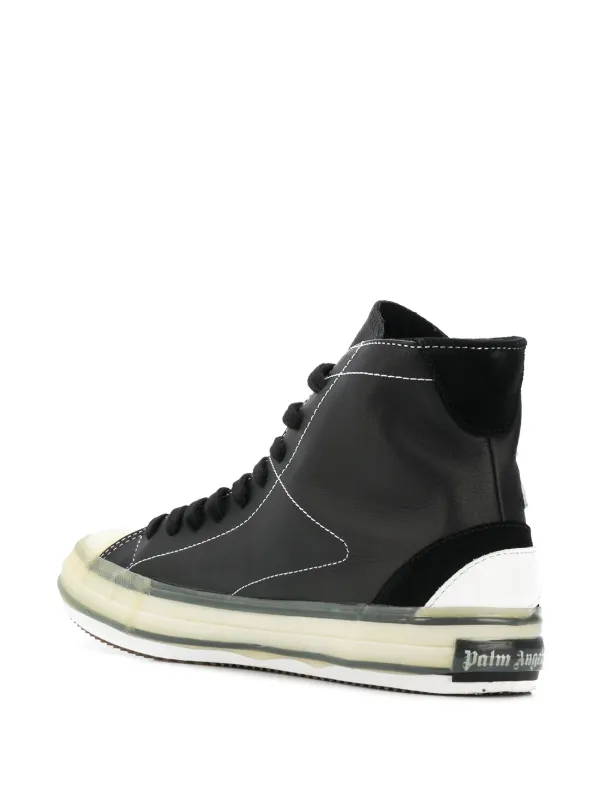 Palm Tree-patch High-top Trainers