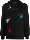 Marker Pen Embroidered Hoodie