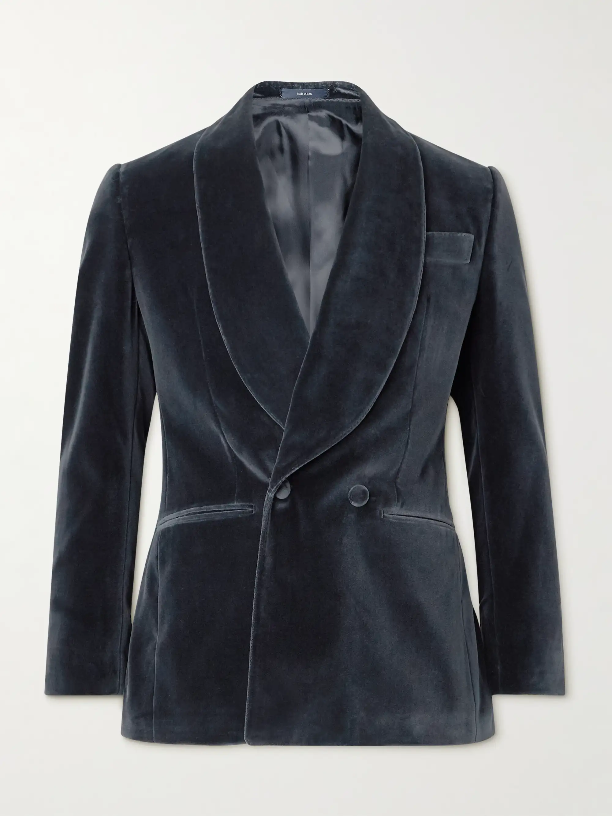Double-Breasted Tuxedo Jacket