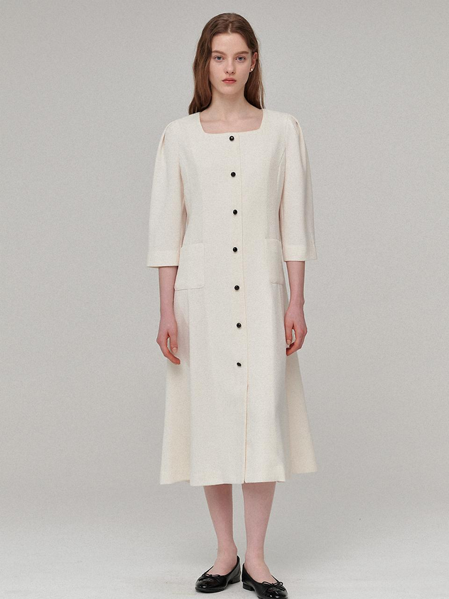 Square Neckline Dress