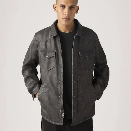 Levi's Men's Faux Leather Shacket