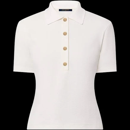 Louis Vuitton Monogram Piqué Polo Top