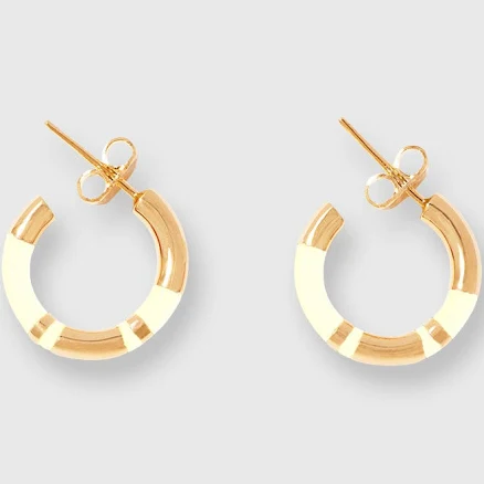 Aurélie Bidermann Positano Gold Earrings