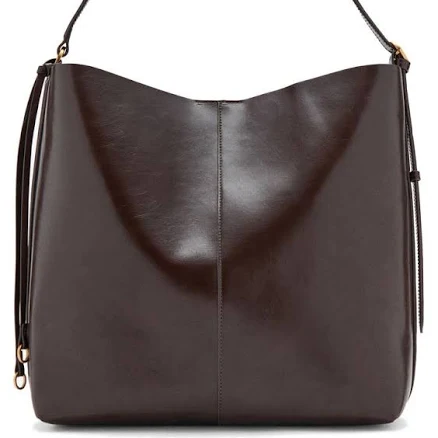 MANGO Women's Shiny Faux Leather Shoulder Bag