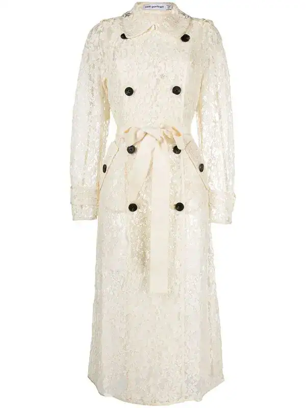 Lace Trench-coat