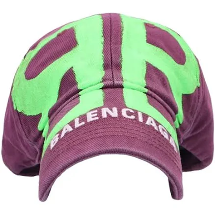Balenciaga BB Sprayed Cotton Cap