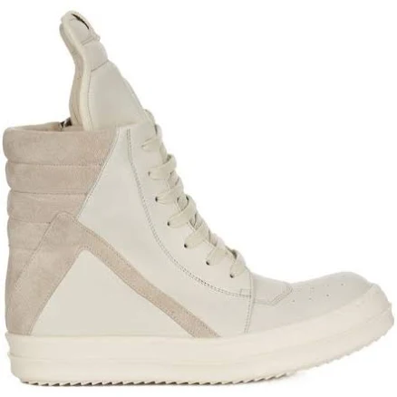 Rick Owens Women's Geobasket High-Top Lace-Up Sneakers - Natural - High-top sneakers - 36