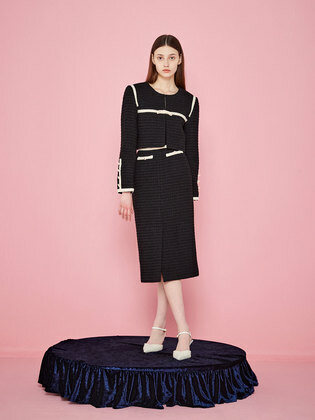 Tweed Line Short Jacket
