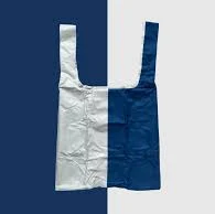 Eco friendly reusable bag – Navy blue – zero waste gift bag, eco conscious gift, planet friendly, sustainable present, recycled gift for her