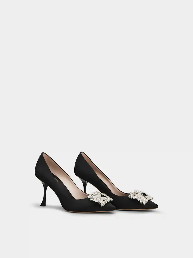 RV Bouquet Strass Slingback Pumps