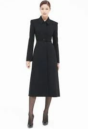 Cashmere Wool Slim Line Single Coat