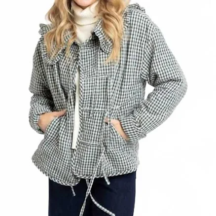 Gingham Check Jacket