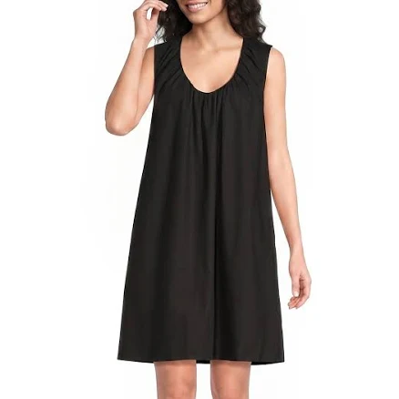 Le' AL.X Women's Scoop Neck Sleeveless A-Line Mini Dress