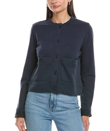 Splendid Women's Terry Knit Collarless Jacket