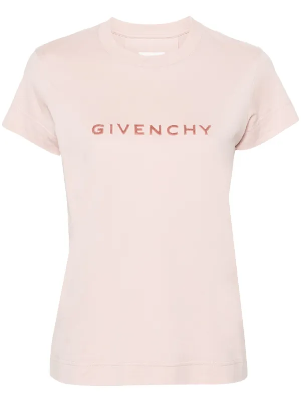 Flocked logo T-shirt