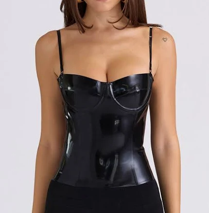 'Noella' Limited Edition Latex Corset Top