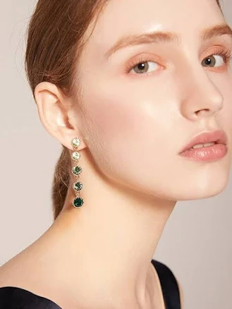 TANI by MINETANI Gradation Long Earring by W Concept