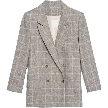 Women's Sandro Checked Blazer
