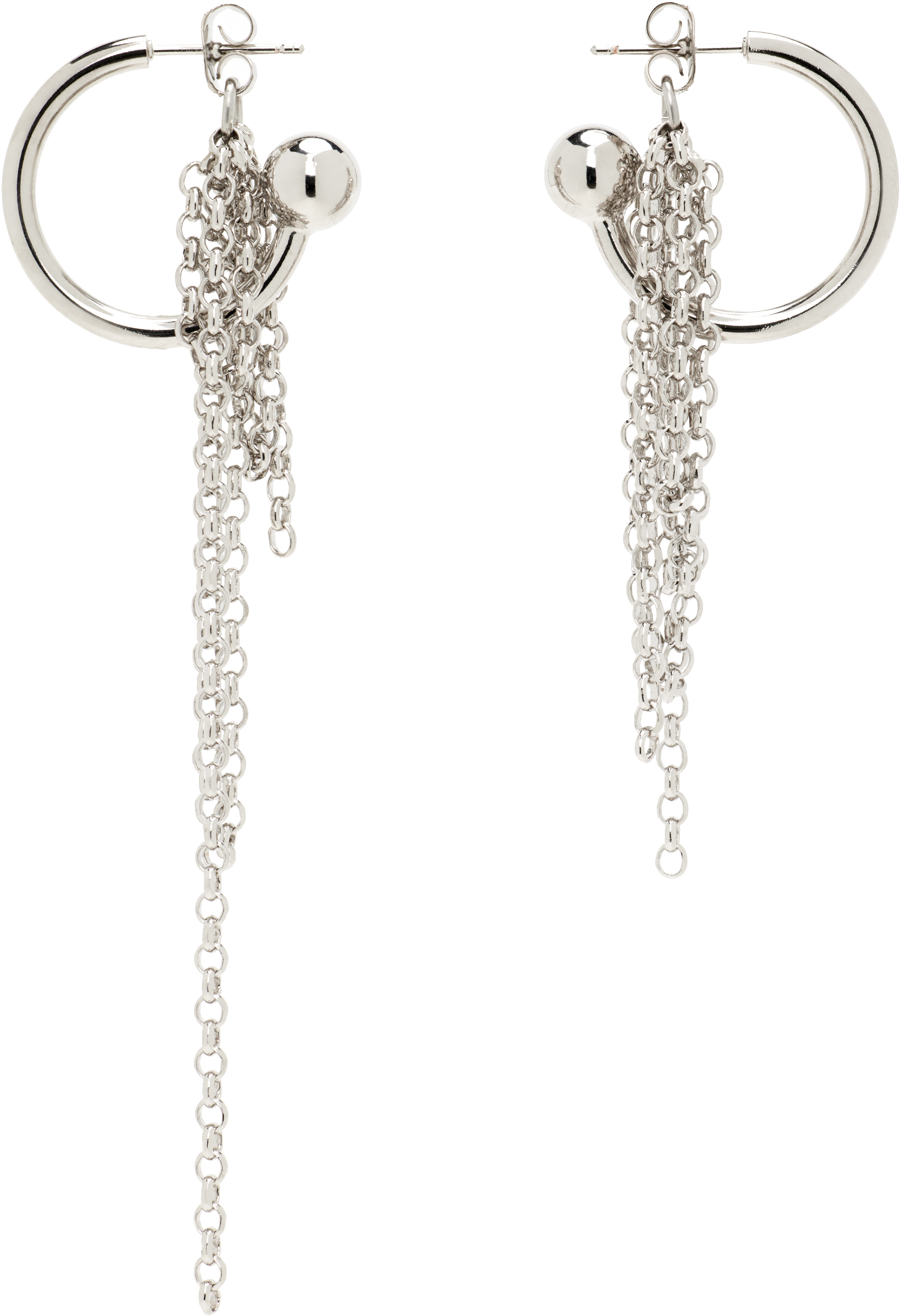 Silver Heart Crystal Necklace