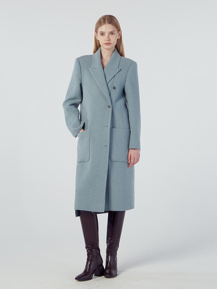 Breasted Handmade Long Coat