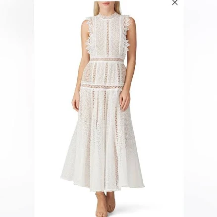 Self Portrait Women's Lace Midi Dress