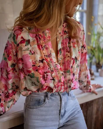 Floral Elvina Blouse