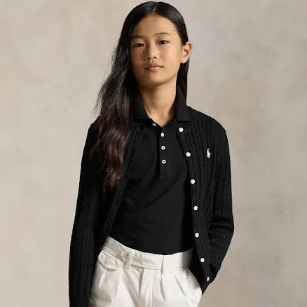 Cable-Knit Cotton Cardigan Polo Ralph Lauren Girls