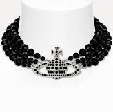 Vivienne Westwood Women's Messaline 3 Row Choker Necklace