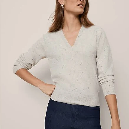 Ann Taylor Women's Cashmere V-Neck Sweater