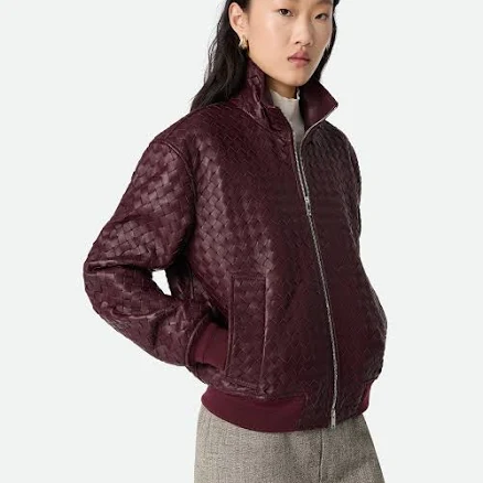 Bottega Veneta Intrecciato Lambskin Blouson