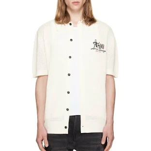 Amiri Studio Mesh Knit Shirt