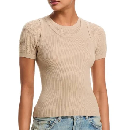 Acne Studios Women's Layered Knit Top
