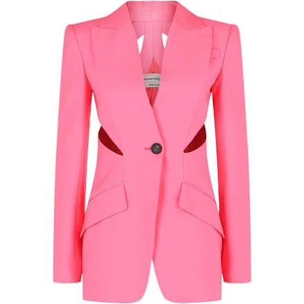 Alexander McQueen Women's Cut-Out Wool Blazer