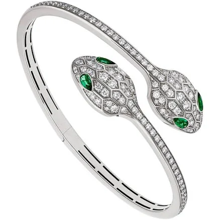 Bvlgari Serpenti Diamond Bangle Women Bracelet