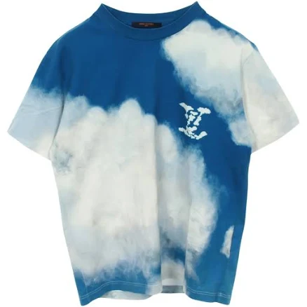 Louis Vuitton Pre-Owned - 2010s Cloud-print T-shirt - men - Cotton - M - Blue
