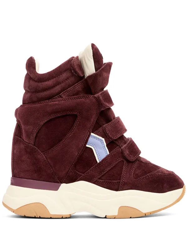 Balskee Suede Wedge Sneakers