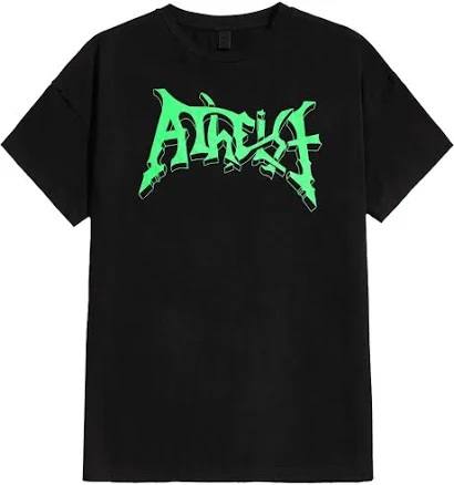 Cotton T-Shirt with Neon Logo