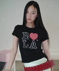 I Love Rola T-Shirt Black
