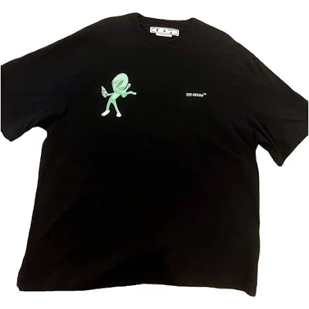 Off-White Men's Alien Spray World Skate T-Shirt