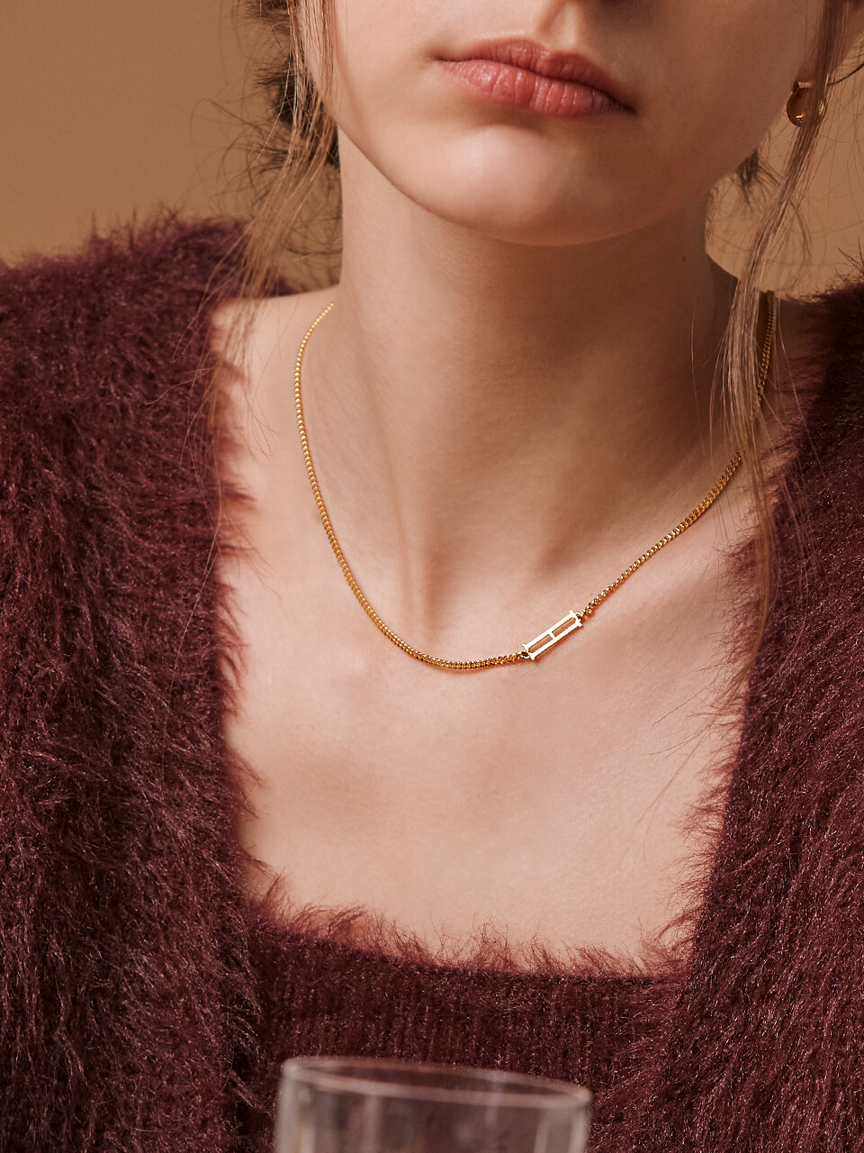H Initial Necklace