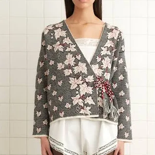 Maple Jacquard Cardigan